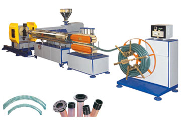 pvc鋼絲增強(qiáng)管材生產(chǎn)線 pvc鋼絲增強(qiáng)管材生產(chǎn)線